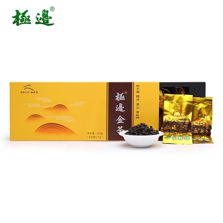 JiBian JIN CHA 2100 Meters HIGH Quality Yunnan High Mountain Red Oolong Tea 210g