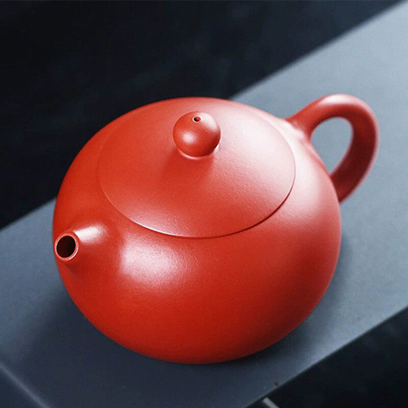 One Pot 2 Matching Cups Real Yixing Zisha Dahongpao Clay Xishi Tea Pot Marked