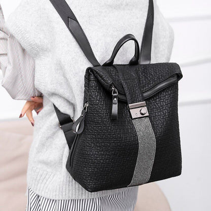 Fashion Waterproof Nylon Backpack Shoulder School Bag Rucksack Travel 28*14*30CM
