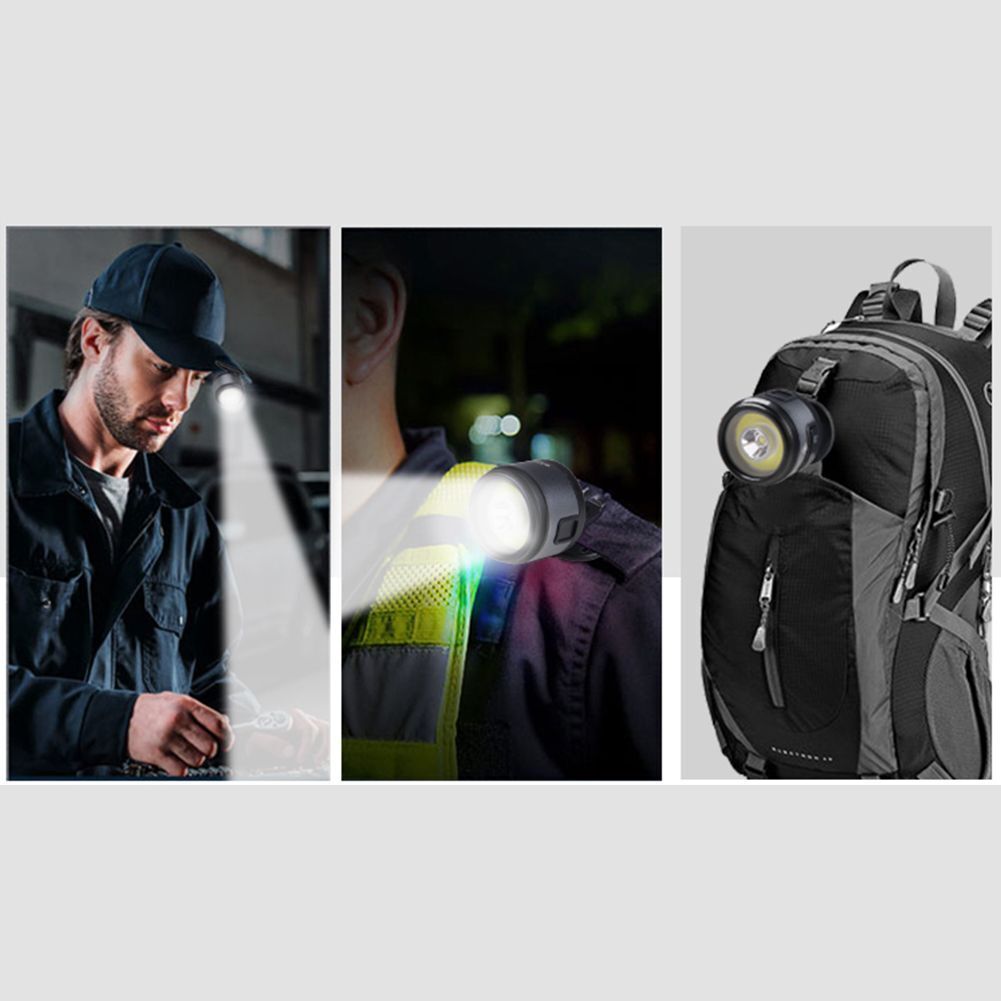 4n1 Waterproof Xpg cob Led Head Cap Hat Light Headlight With Magnetic Clip On