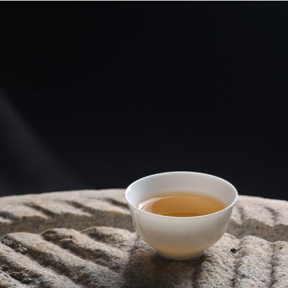 6pcs 40ml Chinese Thin Kung Fu Tea Cup Set Ceramic Cups White Teaware Bowl