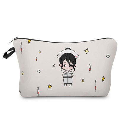 Printed Cosmetic Organizer Storage Bags Makeup Cartoon Purse 18*22*13.5 CM 1 PC