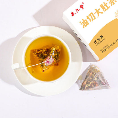 Triangle wrapped tea rose winter melon lotus leaf tea cassia seed licorice tea
