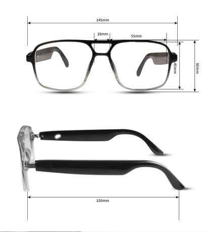 Fashion Bluetooth Audio Smart Glasses Wireless Sunglasses Dual Speaker Output