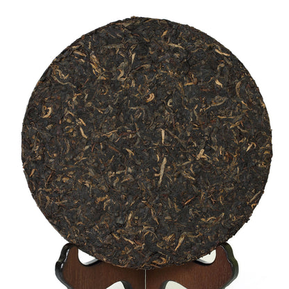 2007 yr 357g Yunnan Silver Award Nanqiao Puer Tea Pu'er Puerh Tea Raw Iron Cake-