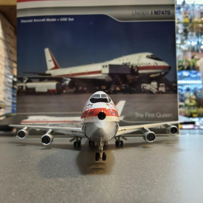 1:400 JC Wings Boeing 747-100 Passenger Airplane Diecast Aircraft Model