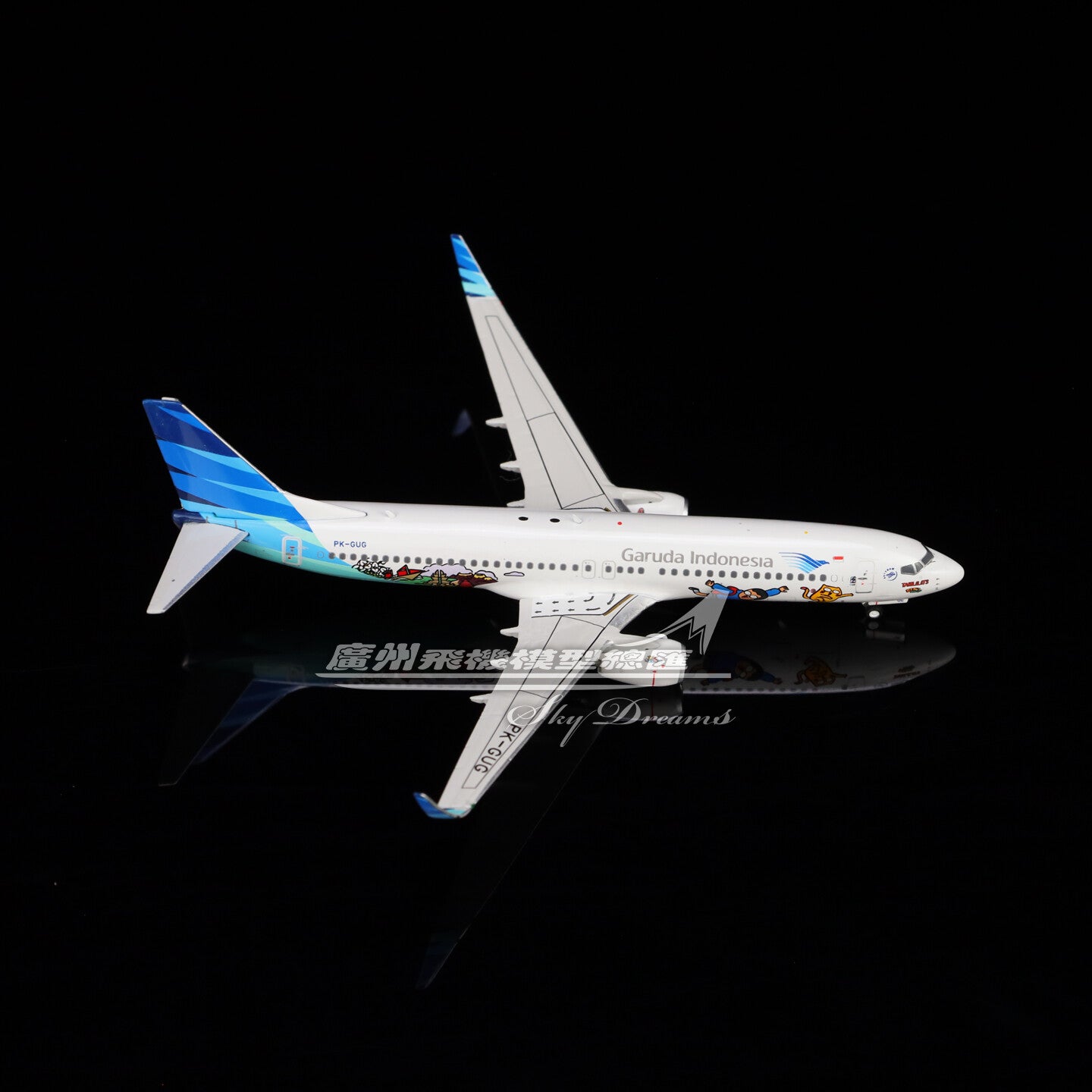 1:400 Phoenix Garuda Indonesia BOEING 737-800 Airplane Diecast Aircraft Model