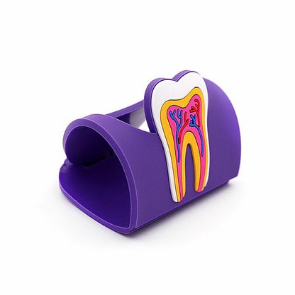 Dental Clinic Tooth Card Display Stands Colorful Rubber Teeth Molar Holder Decor
