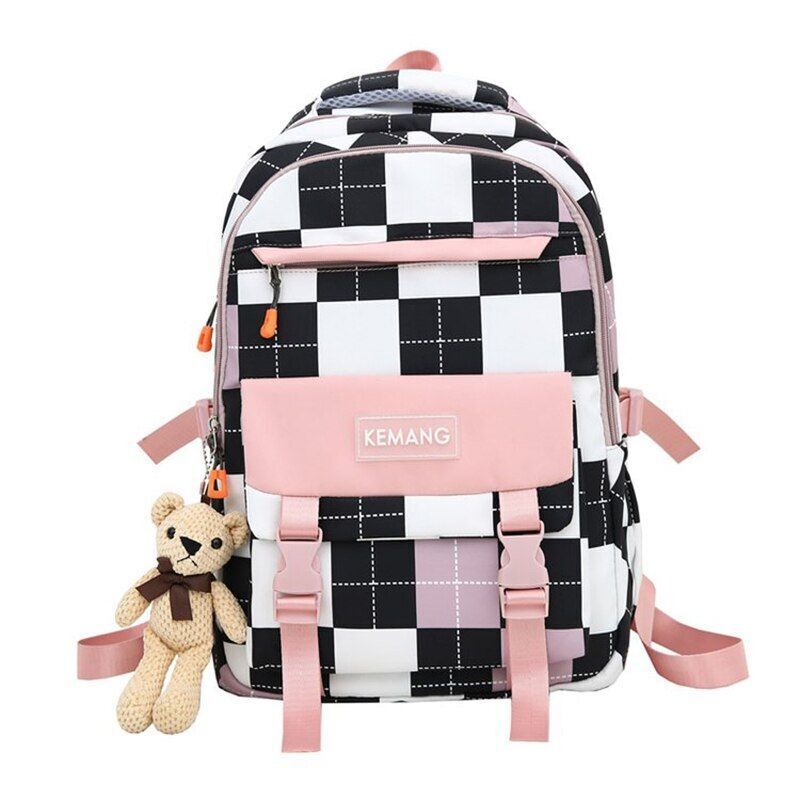 Cute Large Backpack Waterproof Nylon Schoolbag Laptop Traveling Bags 42*29*14 CM