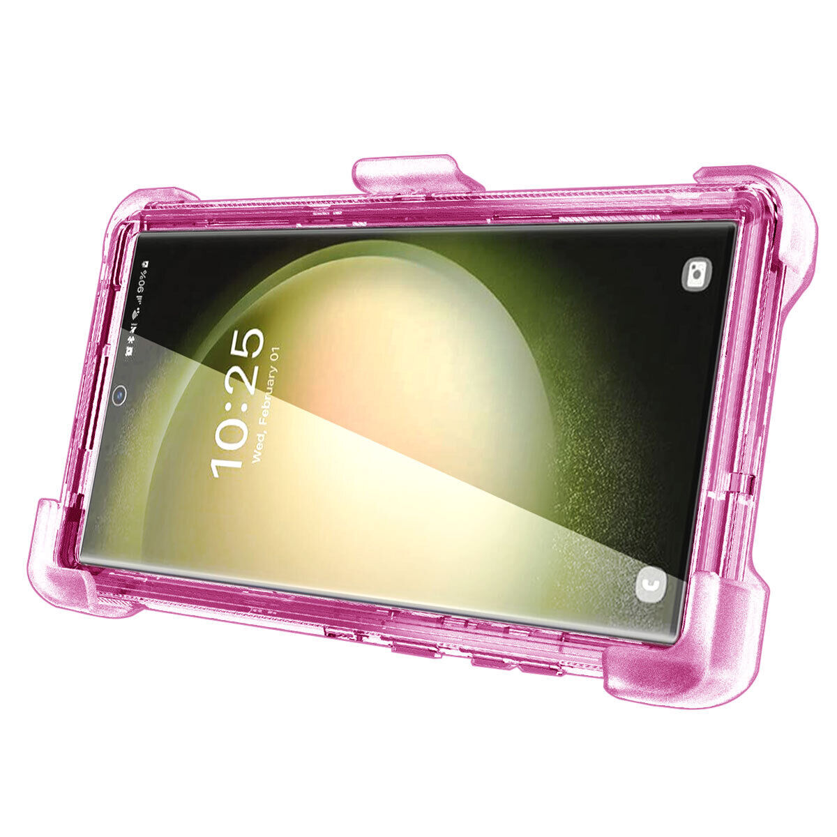For Samsung Galaxy S23 S23+ S23 Ultra Clear Case w Clip Holster Belt Stand Cover
