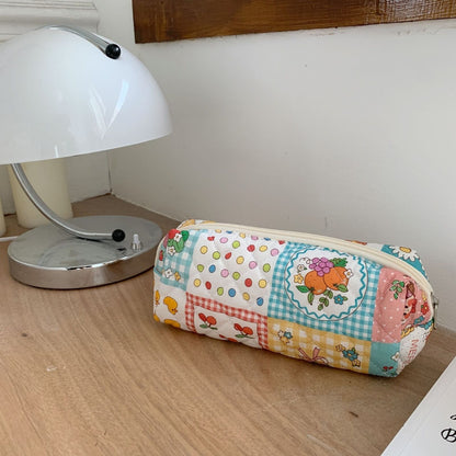 Floral Travel Cosmetic Lipstick Storage Bag Makeup Handbags Wallet Pencil Case