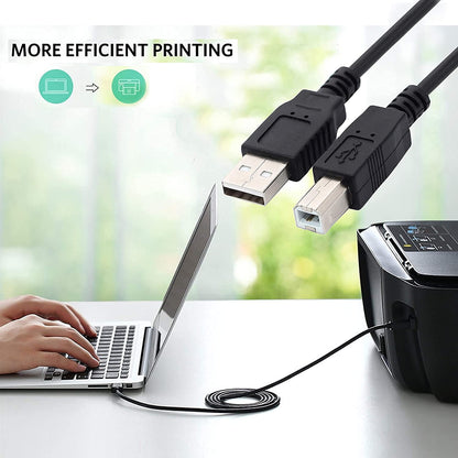 NEW USB 2.0 A TO B High Speed Printer Scanner Premium Cable Cord 1.5m Lot