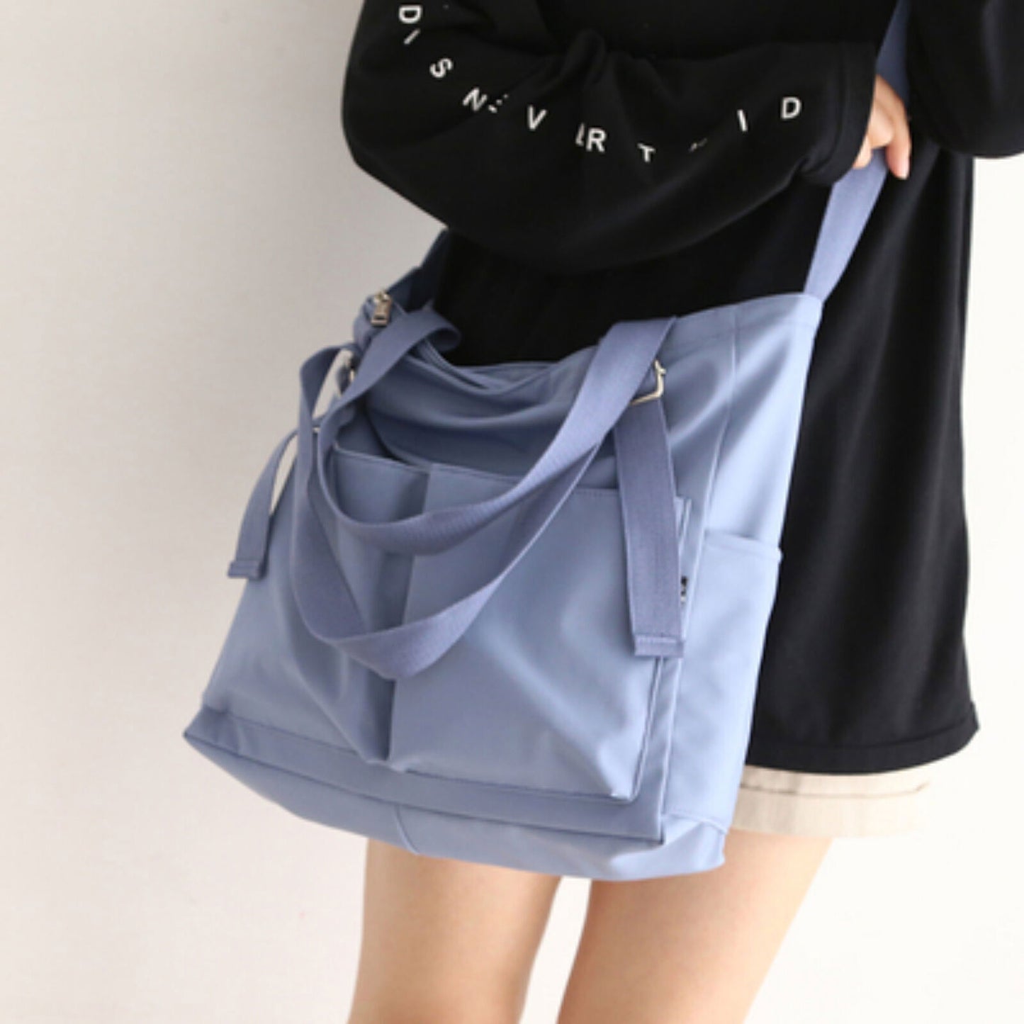 Oxford Women Shoulder Bag Girls College Book Crossbody