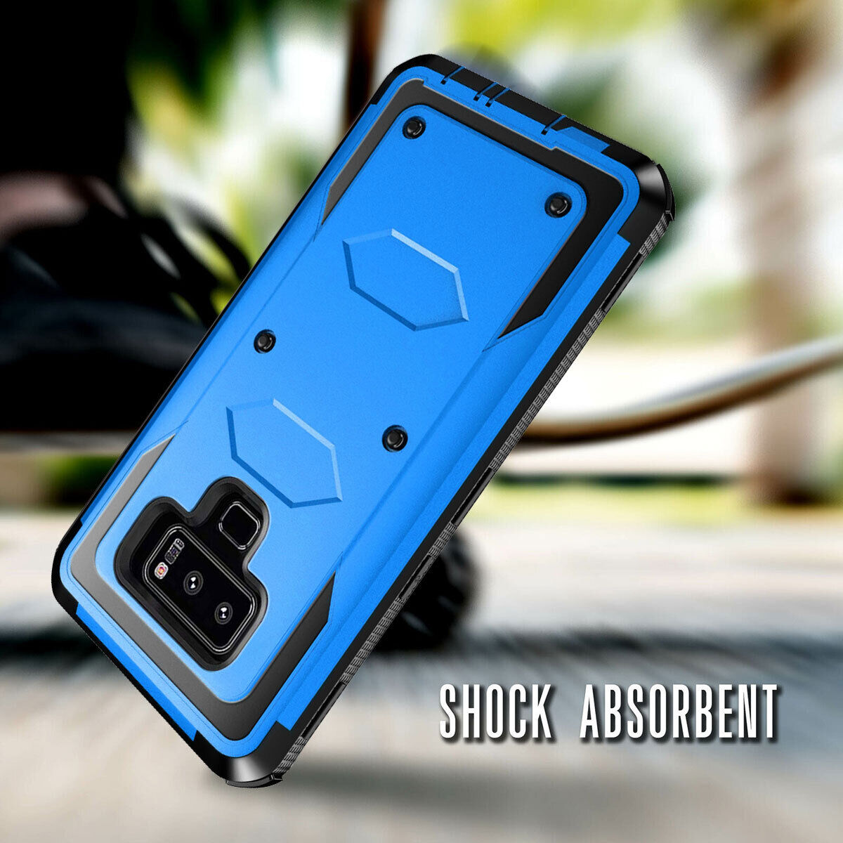For Samsung Galaxy Note 9 Rugged Hybrid Case Phone Cover w/ Accessory