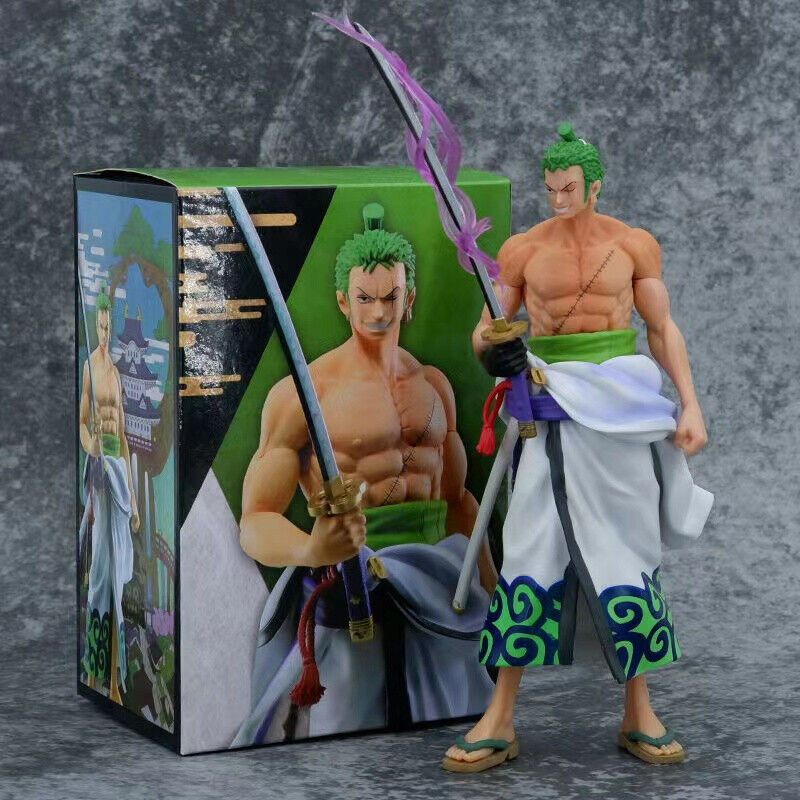 Anime One Piece Roronoa Zoro PVC Action Figure Model Collectible Statue Toy Gift