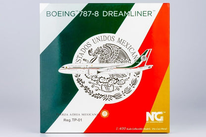 1:400 NG Model Mexican Air Force BOEING 787-8 Passenger Airplane Diecast Model