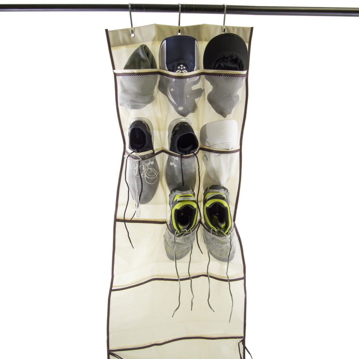 Over-the-Door Hanging Closet Organizer w/ 42 Pockets for Clothing & Accessories