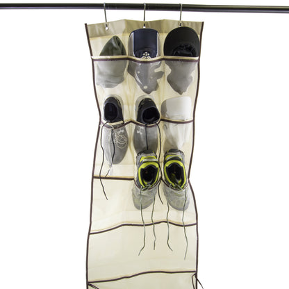 Over-the-Door Hanging Closet Organizer w/ 42 Pockets for Clothing & Accessories