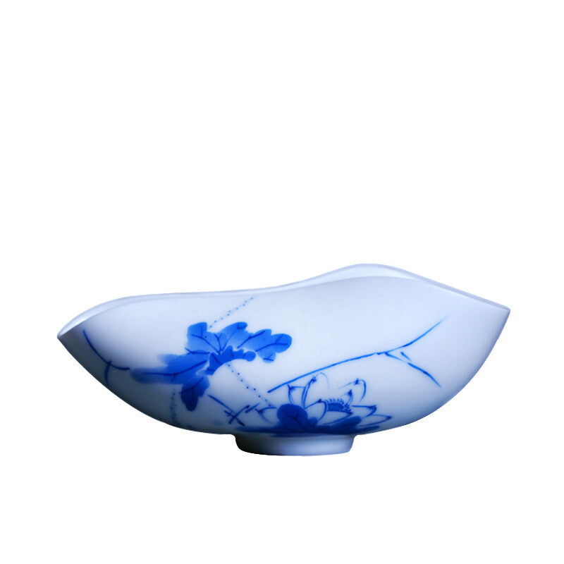 Porcelain Vassels For Chinese Tea Ceramic Floral Ruyao Holder For Loose Tea New