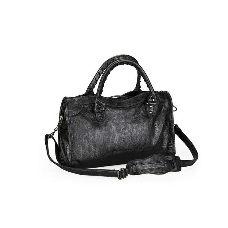 Luxury Handbags Soft Tassel Motorcycle Bag PU Leather Crossbody Shoulder Bag