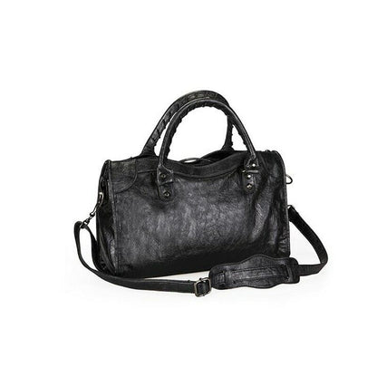 Luxury Handbags Soft Tassel Motorcycle Bag PU Leather Crossbody Shoulder Bag