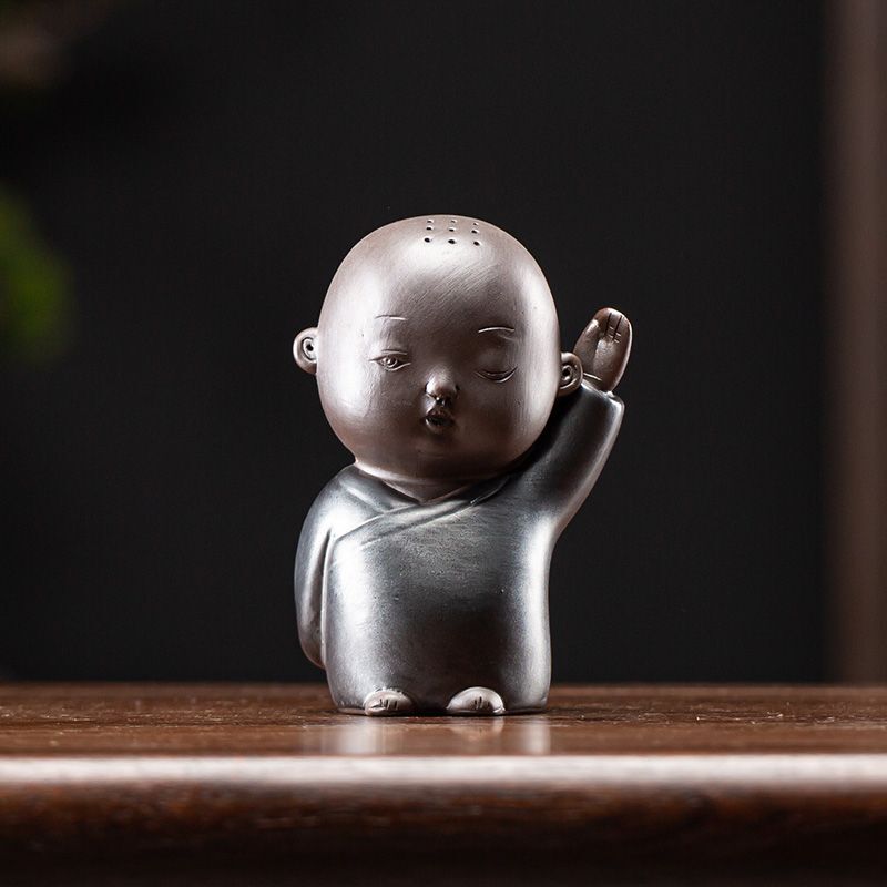 Ceramic Little Monk Decoration Tea Table Decoration Tea Pet Crafts