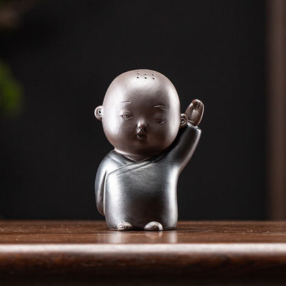 Ceramic Little Monk Decoration Tea Table Decoration Tea Pet Crafts