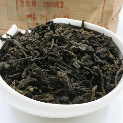 250g Three Cranes Sanhe Loose Liupao Tea Dark Tea Quality 2301 Aged Teas