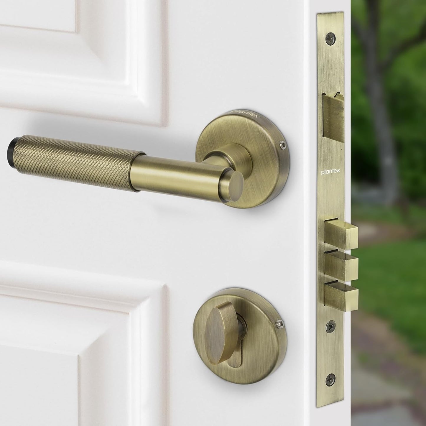 Heavy Duty Mortise Main Door Lock Set For Home Office With 3 Brass Keys