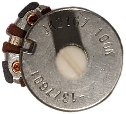 10 Pack 100K Ohm 1/2W Potentiometer, PC Mount, 1-inch Nylon Shaft