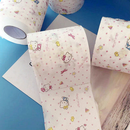 Hello Kitty Printed Toilet Paper Toilet Paper Household Roll Paper 1PCS