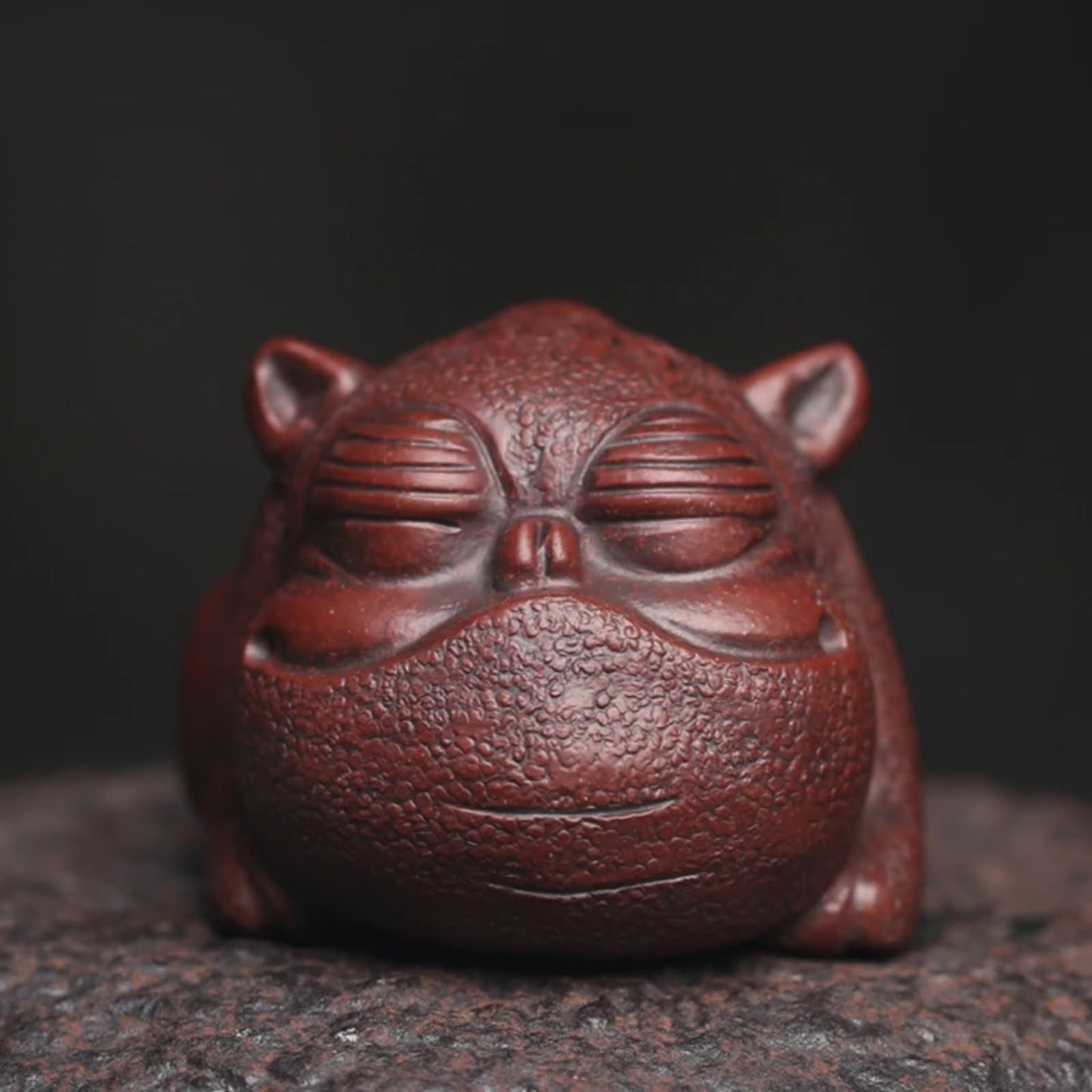 Wild Beast Cute Purple Sands Tea Pet 7cm Tea Ceremony Chinese Accessories