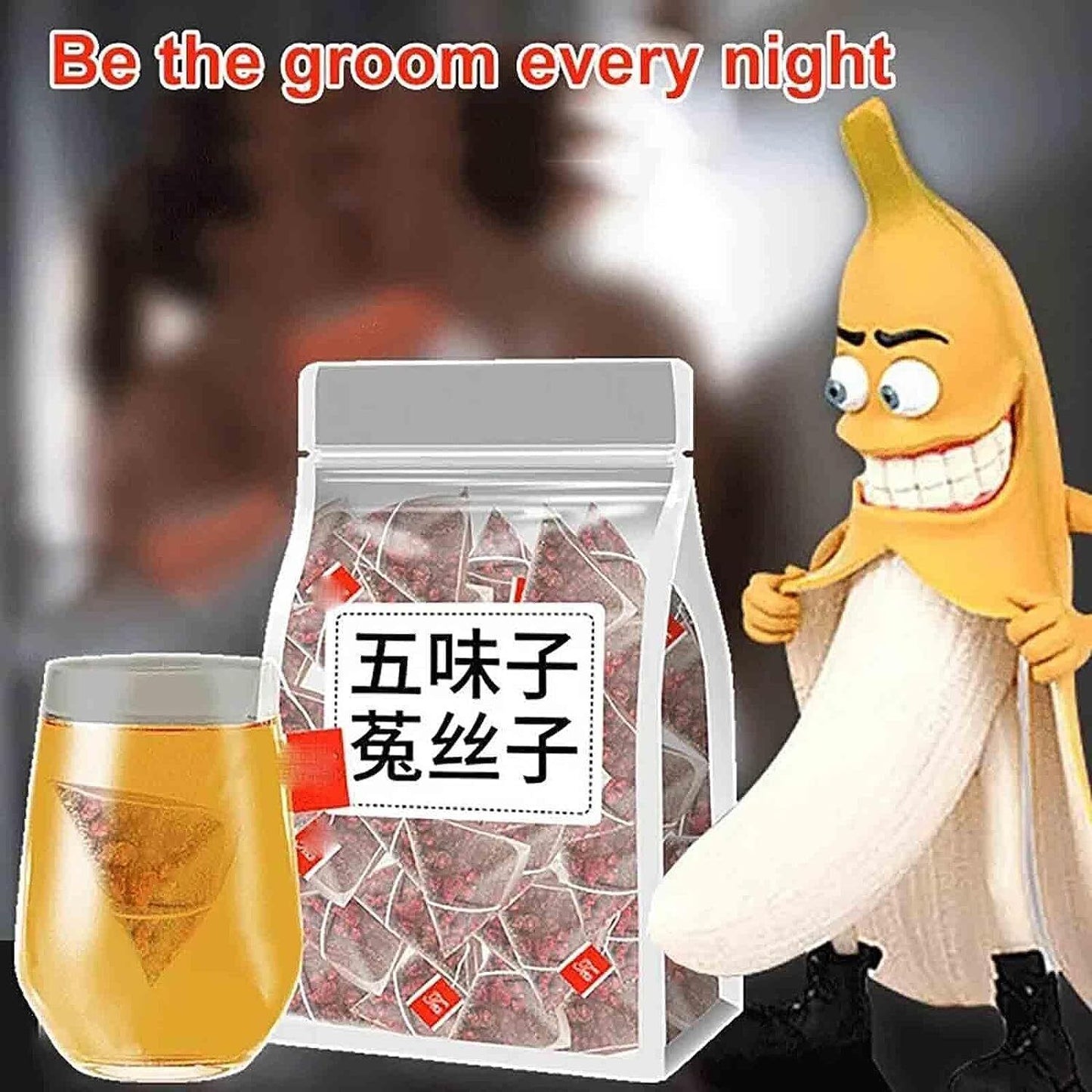 Five Flavors Goji Berry Tea Men Essential Wolfberry Schisandra Dodder Energy Tea