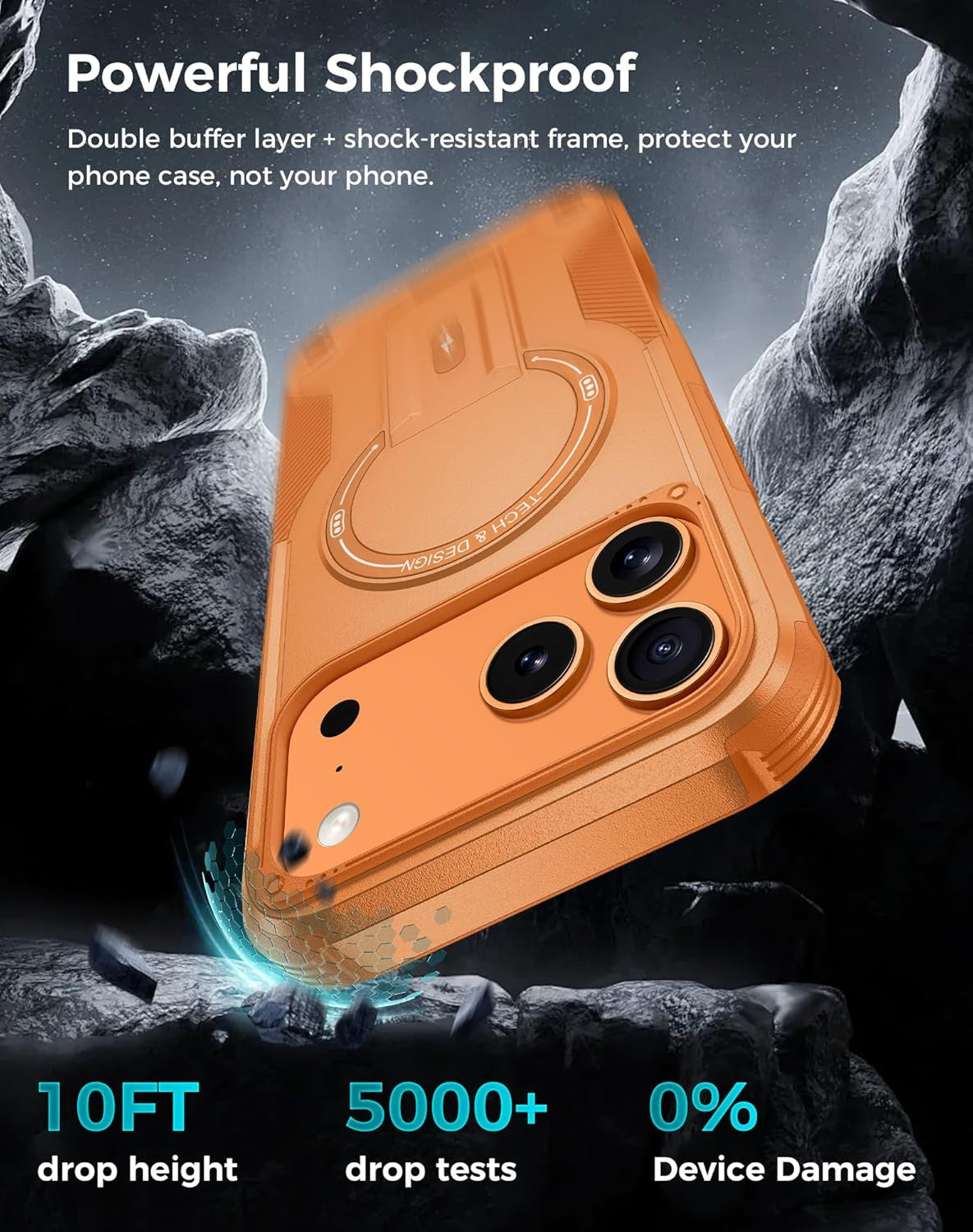 for Iphone 17 Pro Max Case with Privacy Tempered Glass Screen Protector & Camera