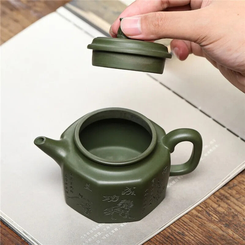 Octagonal Pot Handmade Purple Clay Teapot Brewing Teapot Chinese Style Tea Set