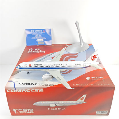 1:200 NG Model AIR CHINA C919 Passenger Airplane Diecast Aircraft Model