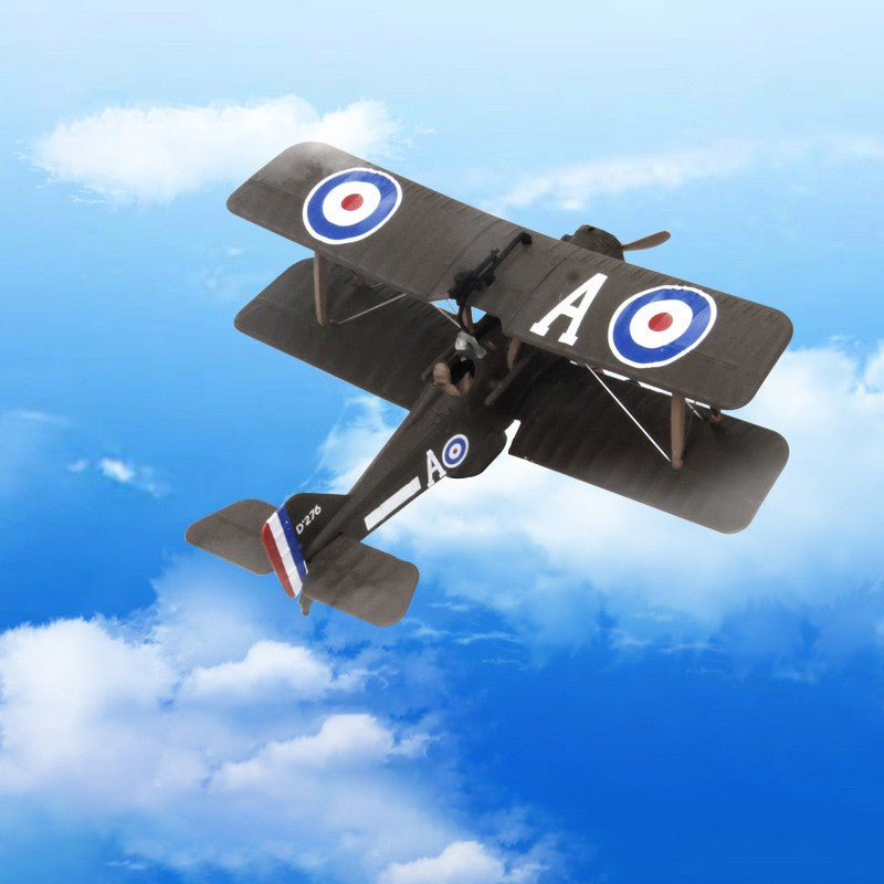 1/72 WWI SE-5A Fighter Aircraft Alloy Simulation Military Jet Airplane Kids Gift