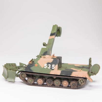 Yihe 1/72 Engineering Tank 3-color Painting Resin Finished Model Ornament