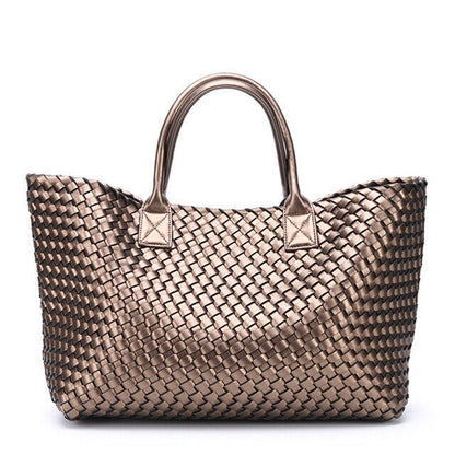 Brand Design Woven Handbags For Women Bales Fashion Tide Weave Hand Shoulder bag