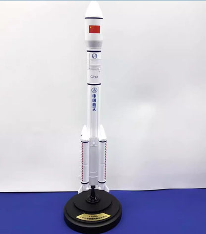1:135 43CM China Long March CZ-6 Carrier Rocket Diecast Aerospace Model