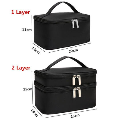 Large Cosmetic Bags Box Waterproof Oxford Make up Case Traveling Organizer Pouch