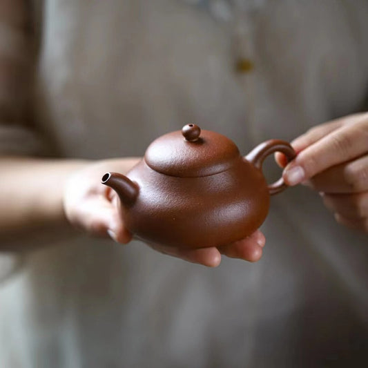 130ml China Yixing Zisha Pottery Handmade Purple Clay JiangpoNi Teapot Tea Pot