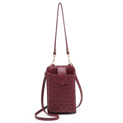 New Crossbody Bag Leather Strap Purse Clutch Bags Phone Bag Mutifunction Wallet