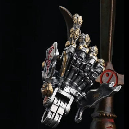 Mechanical Hand Desktop Ornament Retro Metal Craft for Daoist Youth Collection