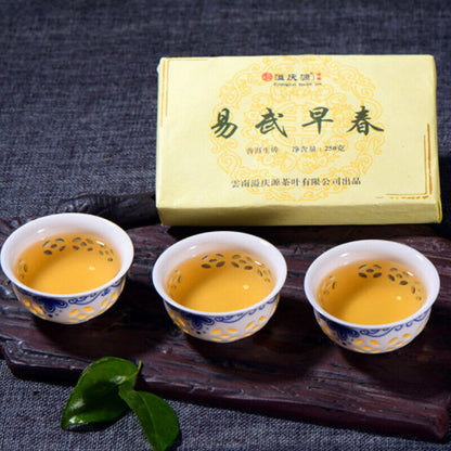 250g Top Green Tea Old Tree Pu-erh Cha Tea Brick Yunnan Early Spring Pu-Erh Tea