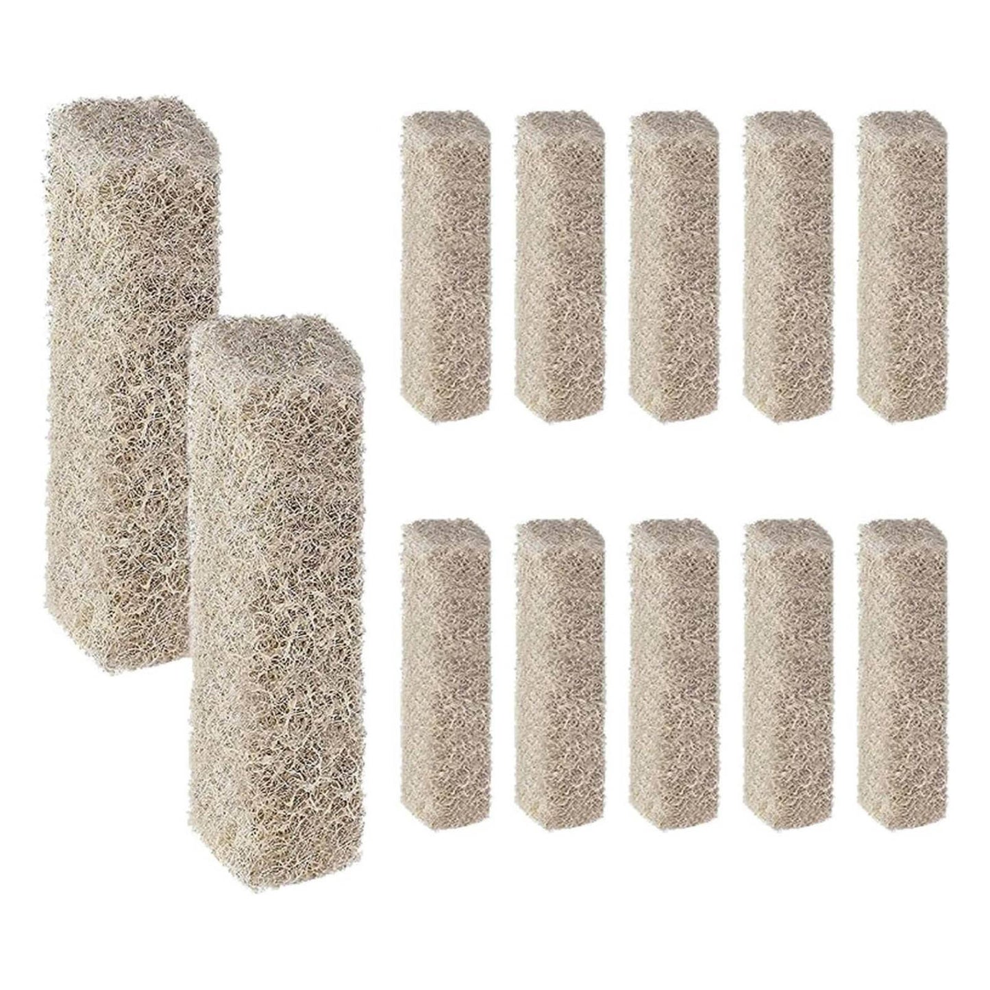 12PCS Aquarium Ammonia Filter Pads For SmartClean 10-20 Gallons Power Filter