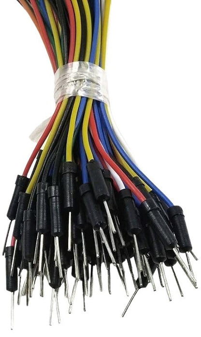 150 Pack Flexible Solderless Breadboard Jumper Wires M/M, 4 Different Lengths