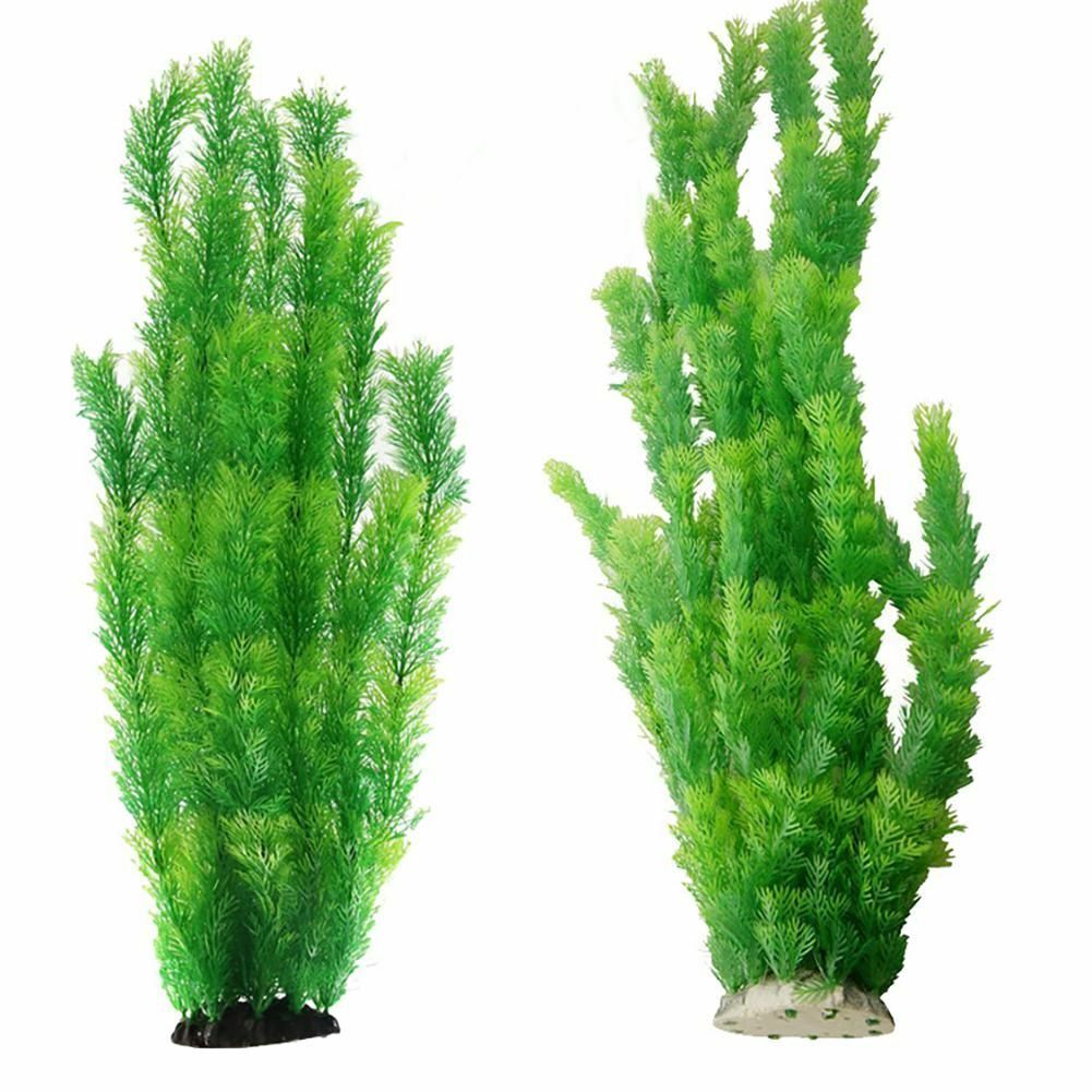 60cm Simulate Green Water Plants Aquarium Plastic Decoration Fish Tank Ornaments