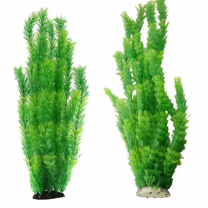 60cm Simulate Green Water Plants Aquarium Plastic Decoration Fish Tank Ornaments