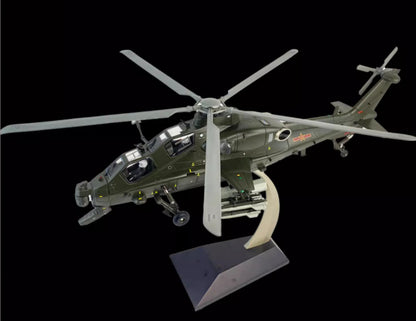 1:28 57CM China Z-10 Helicopter Plane Diecast Military Aircraft Airplane Model